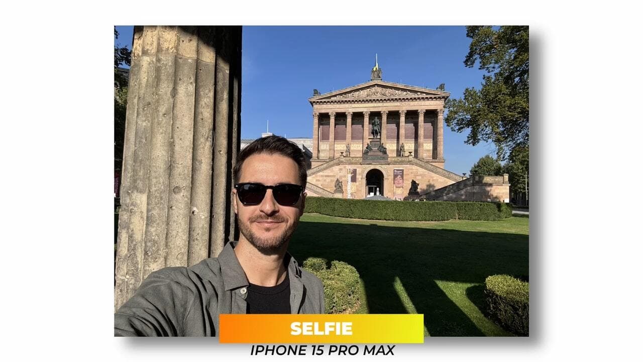 Análisis Apple iPhone 15 Pro Max selfie