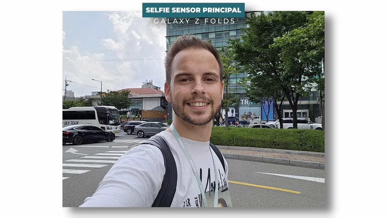 Selfie Samsung Galaxy Z Fold5