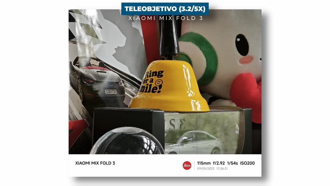 Análisis Xiaomi MIX Fold3 teleobjetivo