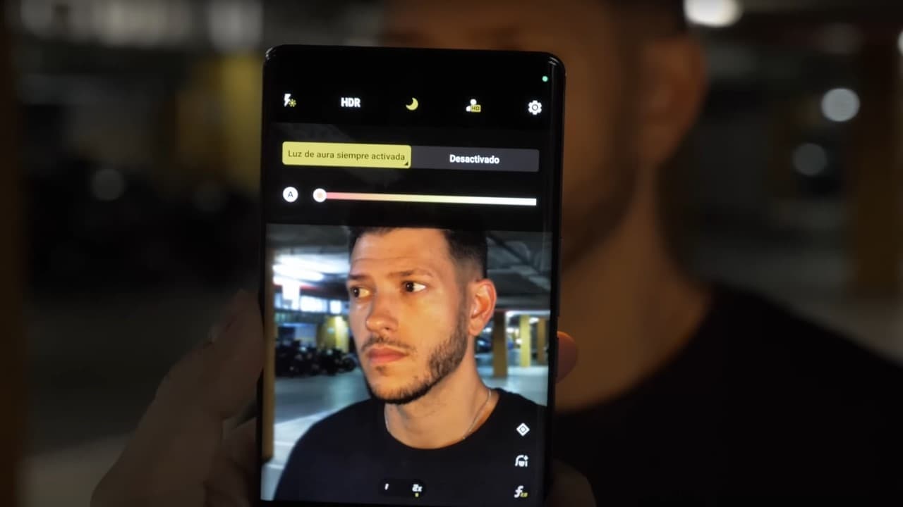 Análisis Vivo V20 5G aro de luz