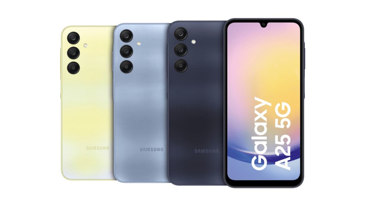 Colores disponibles del Samsung Galaxy A25 5G