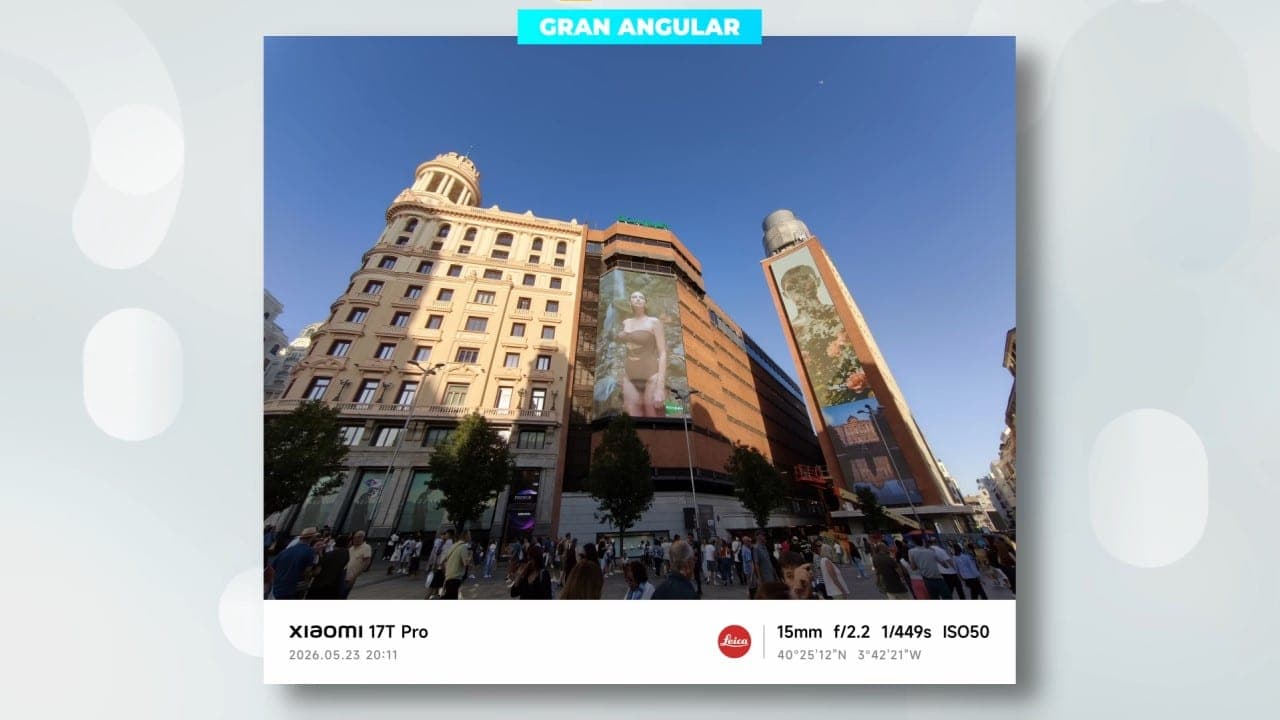 Xiaomi 17T Pro gran angular