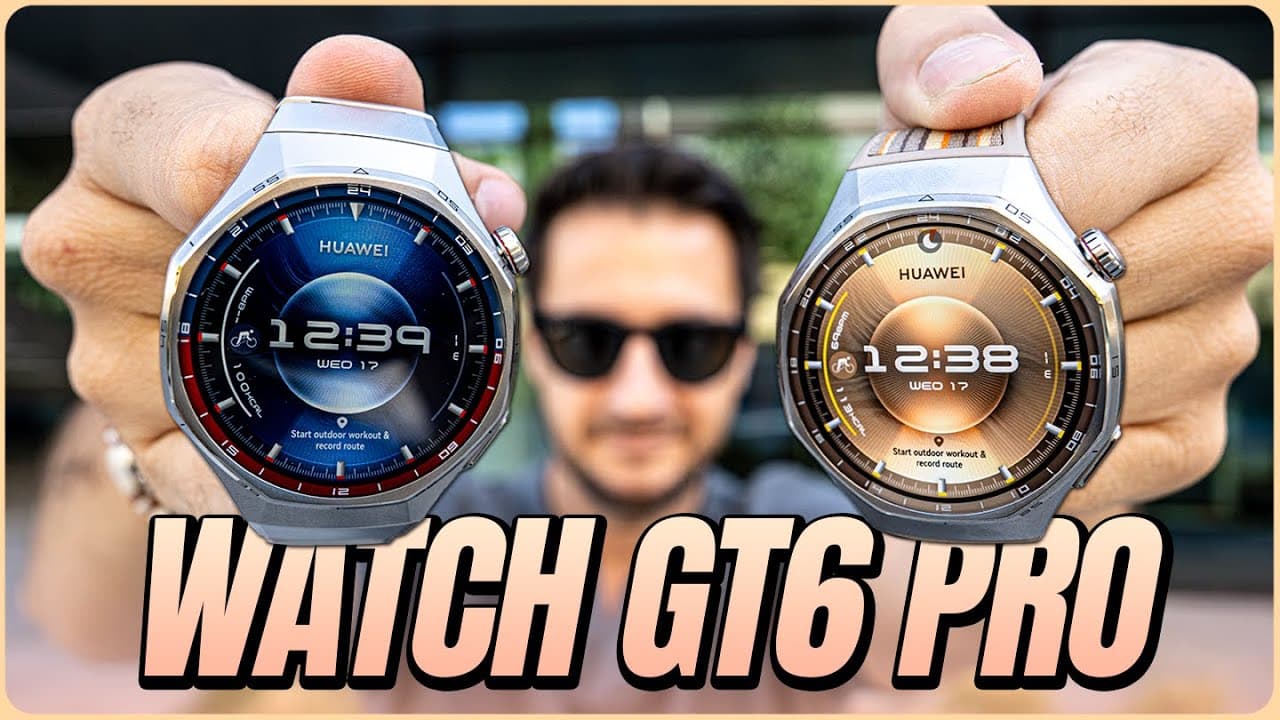 Huawei Watch GT6 Pro: pantalla de 3.000 nits, batería de 21 días y sensores de salud de primer nivel
