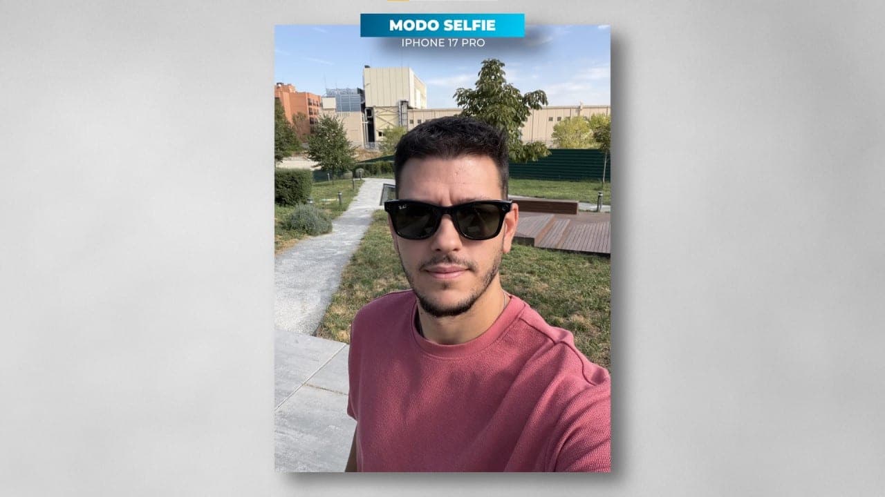 iPhone 17 Pro selfie