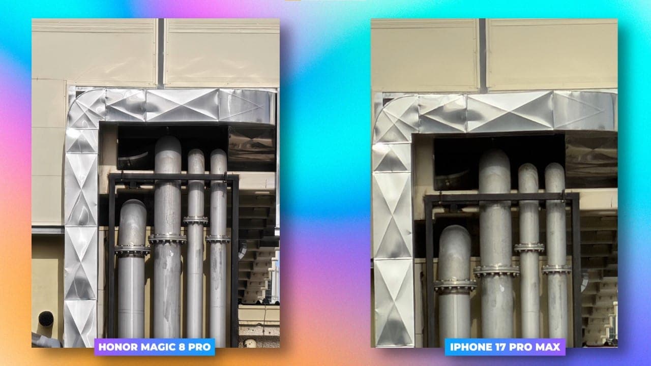 HONOR Magic 8 Pro vs iPhone 17 Pro Max teleobjetivo