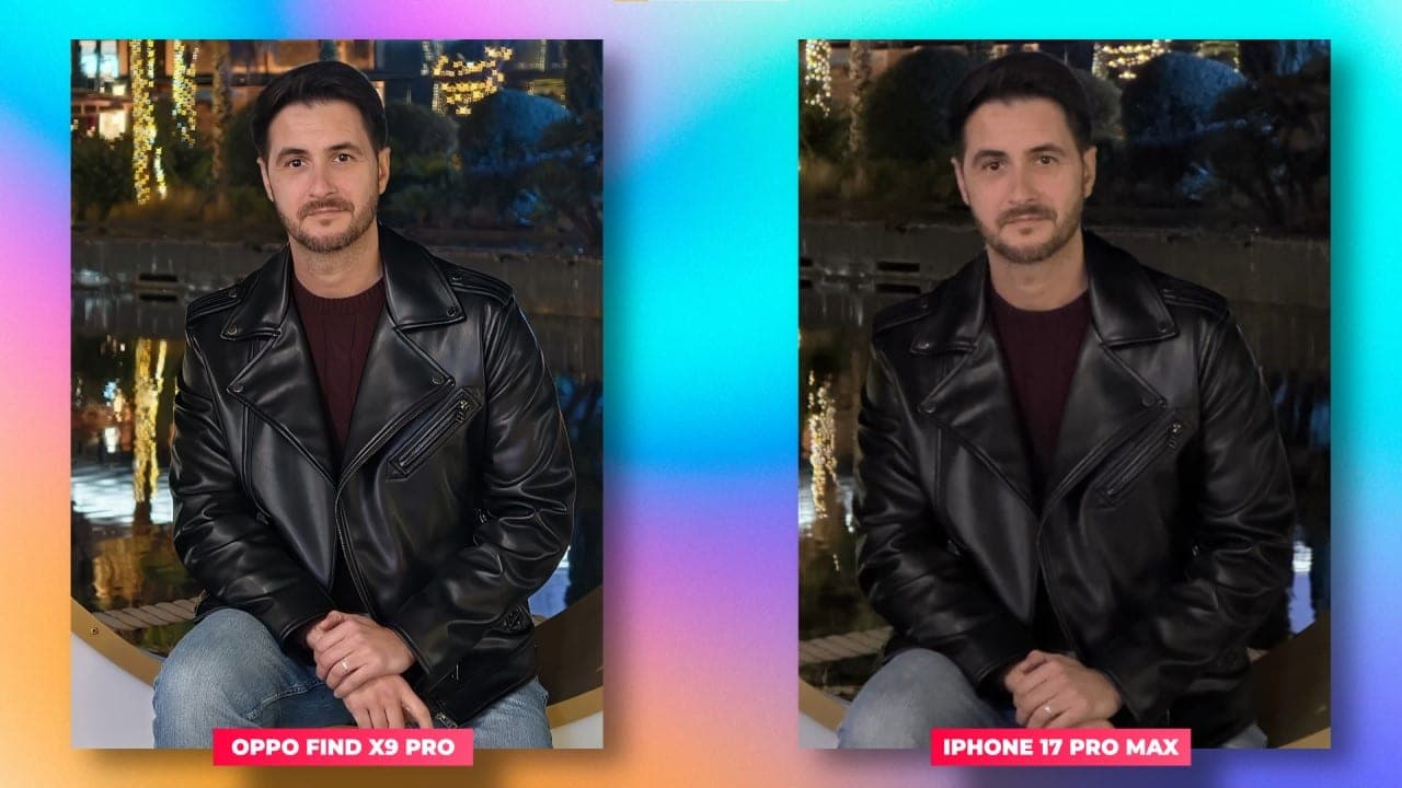 OPPO Find X9 Pro vs iPhone 17 Pro Max teleobjetivo