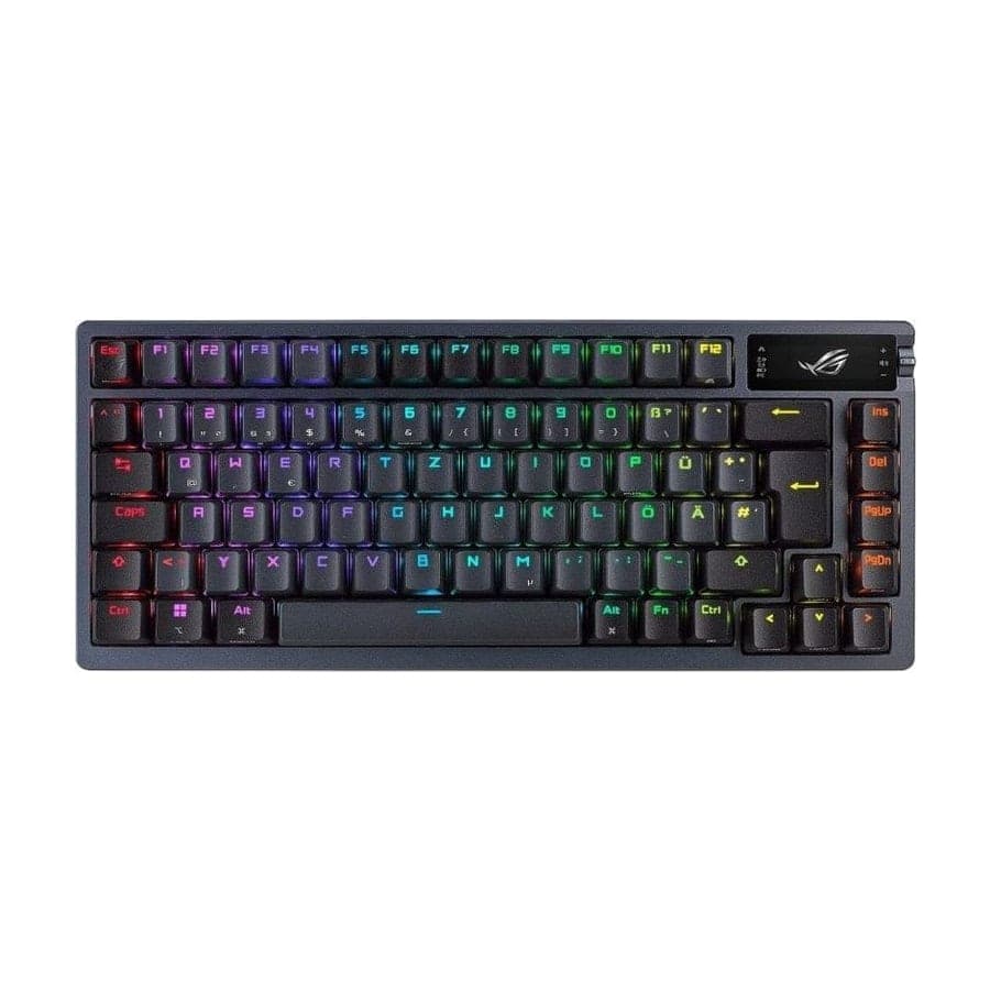 ASUS ROG Azoth Teclado Mecánico Inalámbrico QWERTZ Español ROG RX Red