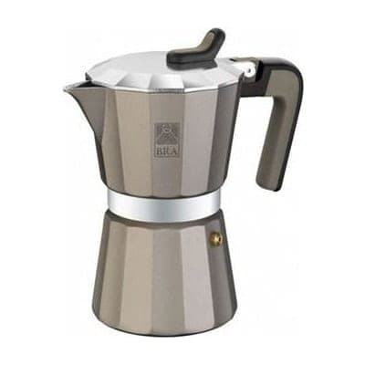 Bra Titanium Cafetera Italiana 6 Tazas