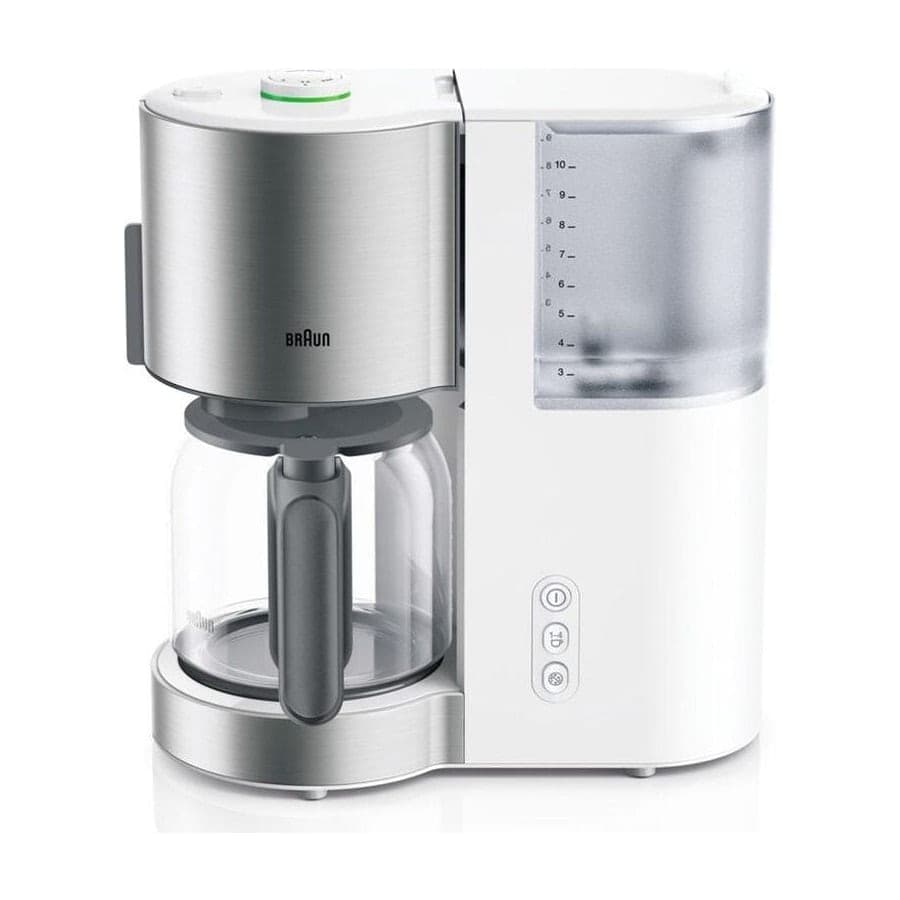 Braun KF 5120 WH Cafetera combinada totalmente automática