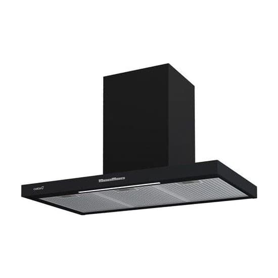 Cata Sygma 9010 BK Campana extractora decorativa de pared 90 cm