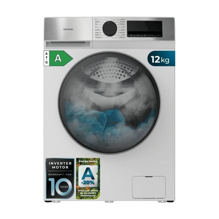 Cecotec Bolero DressCode 12450 Inverter Carga Frontal 12 kg