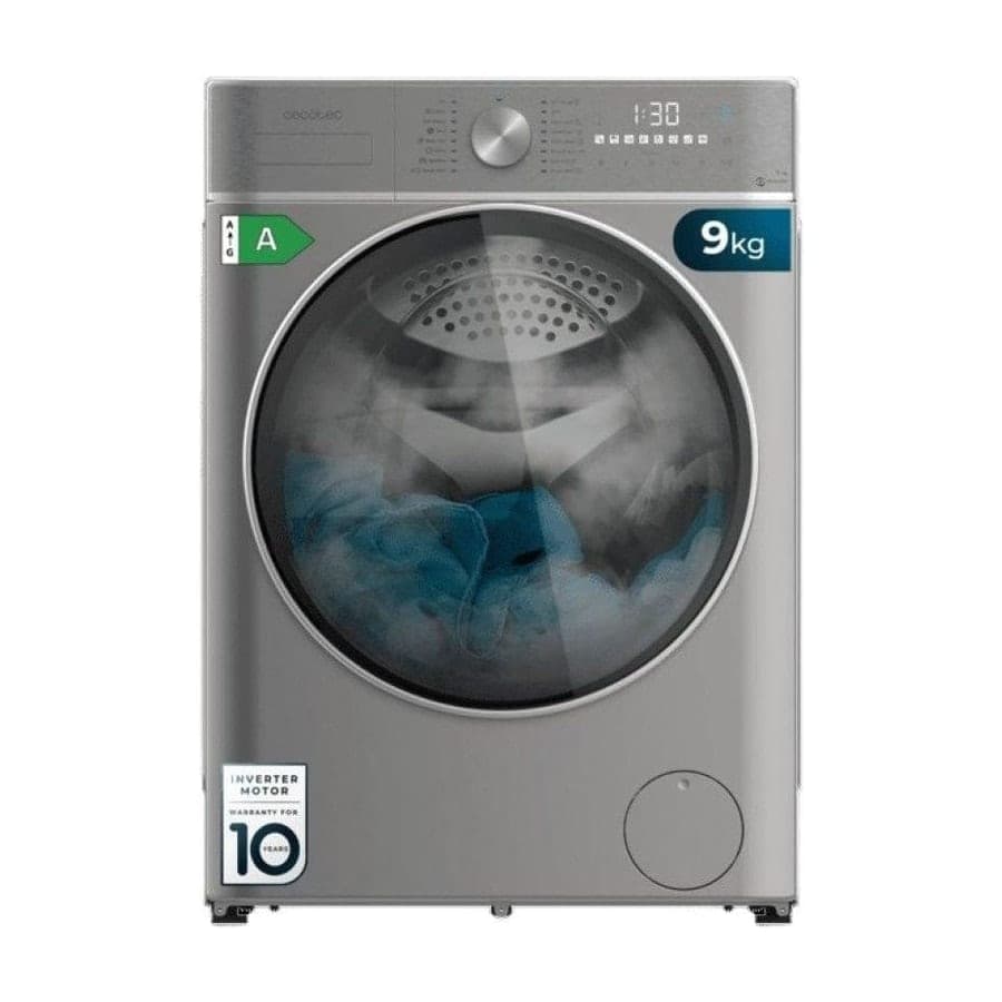 Cecotec Bolero Dresscode 9800 Inverter Steel Lavadora 9 kg Carga Frontal
