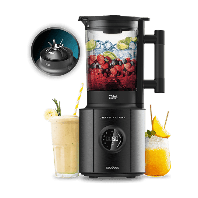 Cecotec Grand Katana 2700MAX Total Destroy Screen B Batidora de vaso