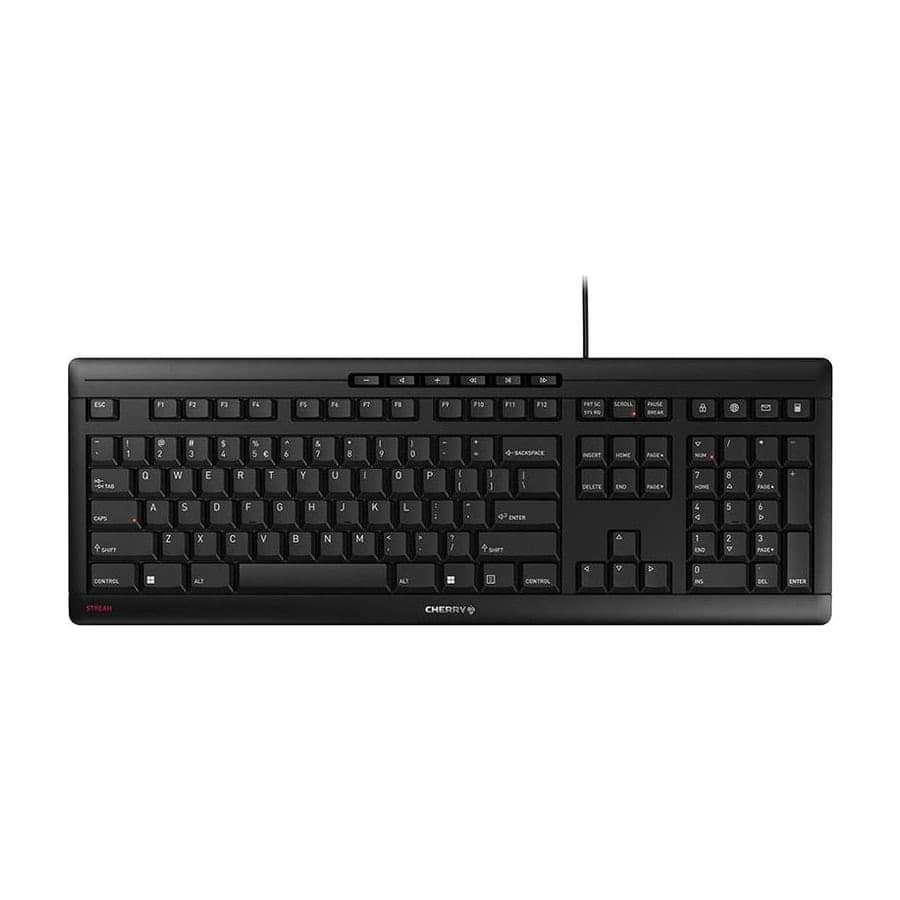 Cherry Stream USB QWERTY Inglés