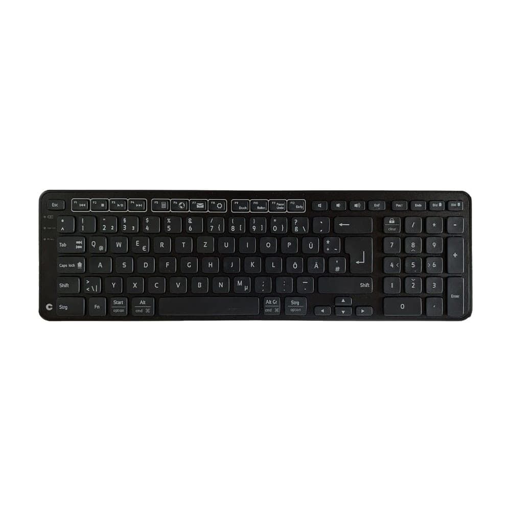 Contour Design Balance QWERTZ Alemán Teclado inalámbrico RF/USB