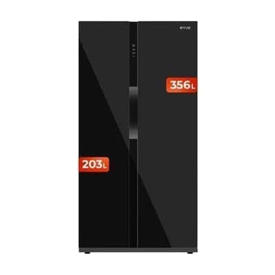 Evvo F90 Frigorífico Americano Cristal