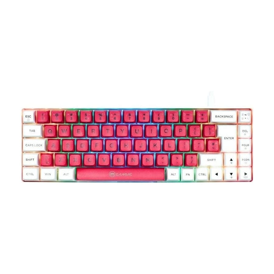 Gamiac TKL69G Teclado mecánico Kailh Red Hot-Swap RGB