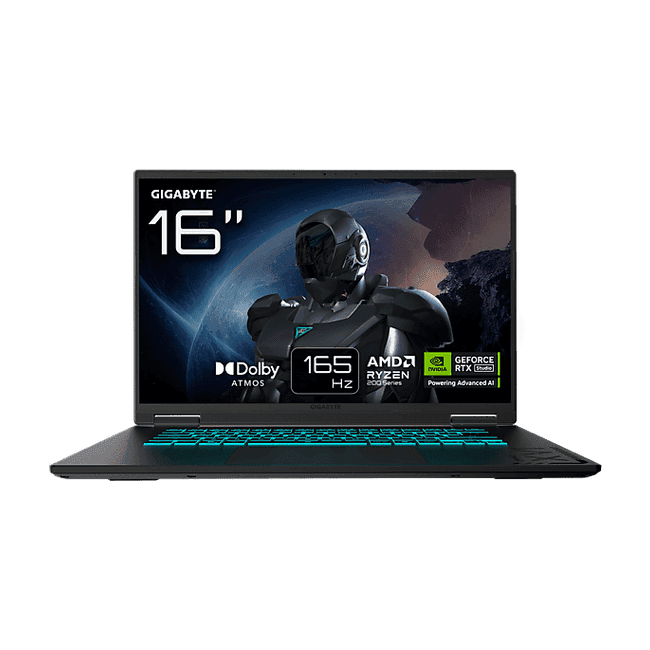 Gigabyte A16 3WH 16" - Ryzen 7 260 / GeForce RTX 5070, 32GB RAM, 1TB SSD