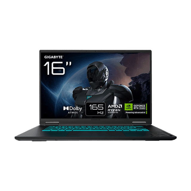 Gigabyte A16 3WH 16" - Ryzen 7 260 / GeForce RTX 5070, 32GB RAM, 1TB SSD