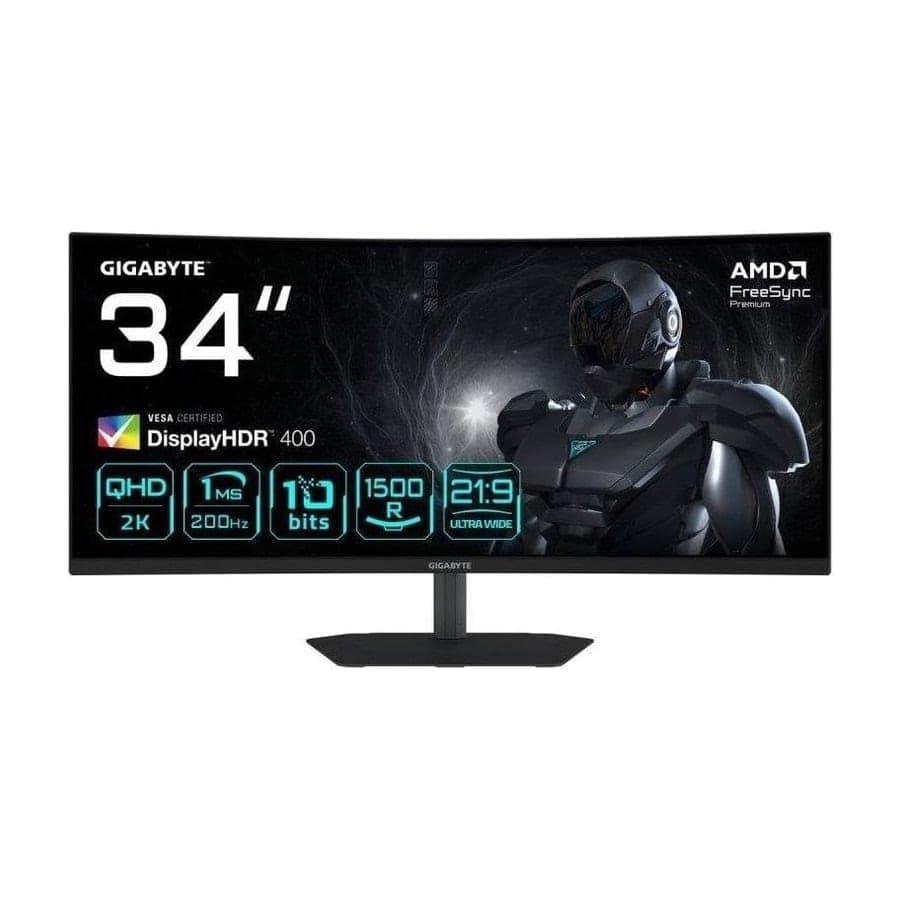 Gigabyte G34WQC2 34" UltraWide Monitor
