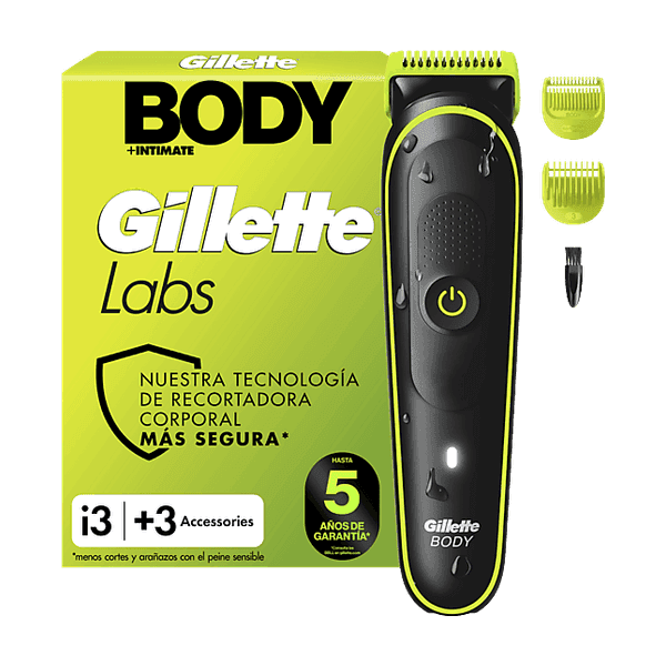 Gillette Labs i3 Body + Intimate Afeitadora corporal