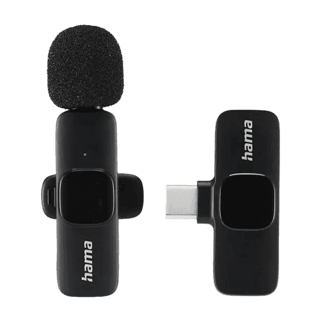 Hama 4680 Micrófono de solapa USB-C