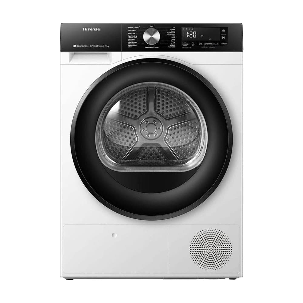 Hisense DH3S902BW3 9 kg Secadora de condensación con bomba de calor