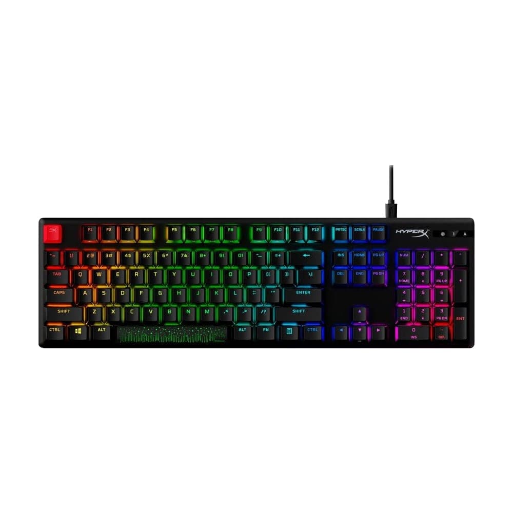 HP HyperX Alloy Origins PBT HX Red Mechanical Gaming Keyboard QWERTY Inglés de EE. UU.
