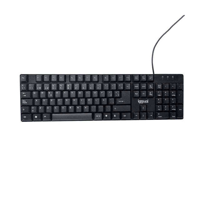 Iggual IGG317501 Teclado alámbrico USB QWERTY de membrana