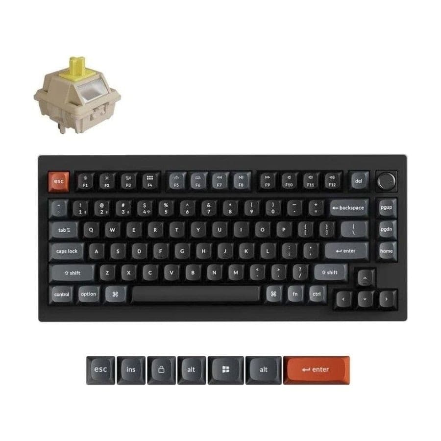 Keychron V1 Ultra 8K 75% Mechanical Keyboard Spanish Layout