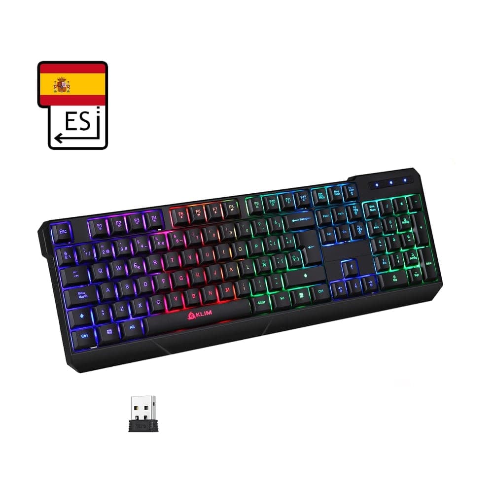KLIM Chroma Wireless Teclado inalámbrico gaming Español