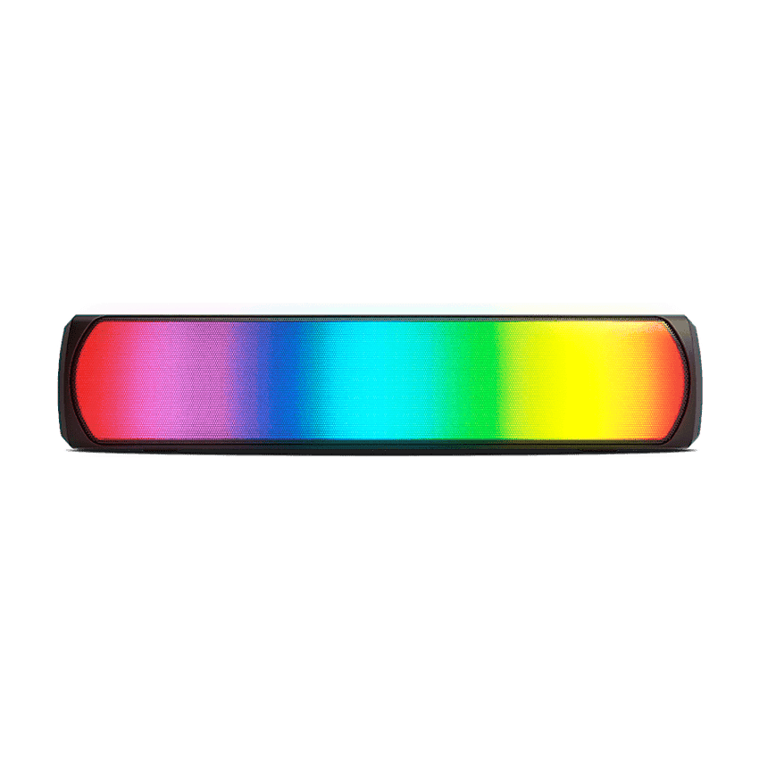 Krom K-Pop Barra de sonido Bluetooth con luz RGB y ranura para tarjeta TF