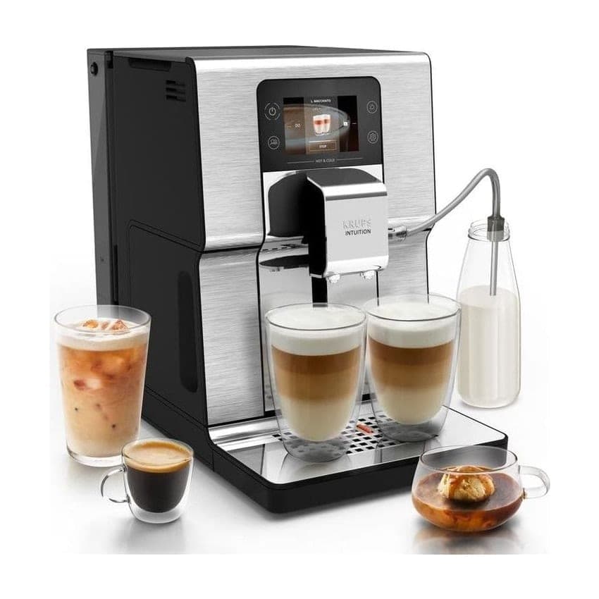 Krups EA879E Cafetera espresso superautomática con molinillo integrado