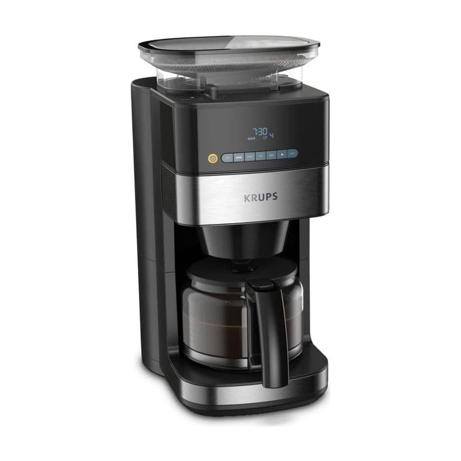 Krups KM832810 Grind and Brew Cafetera de filtro con molinillo