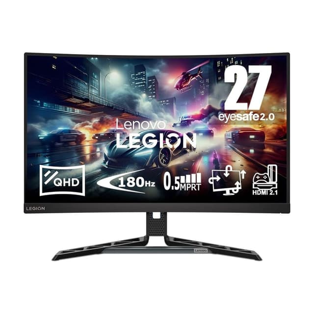 Lenovo Legion R27QC-30 27" Curved QHD Gaming Monitor (180 Hz)
