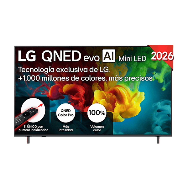 LG 65QNED82B6B 65" QNED evo Mini LED 4K Smart TV (α8 AI Processor Gen3)
