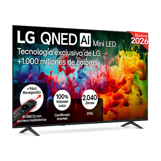LG 75QNED72B6A 75" QNED MiniLED AI 4K Smart TV