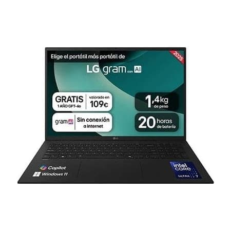 LG gram 17 17Z90T (Intel Core Arrow Lake, 16 GB, 1 TB)