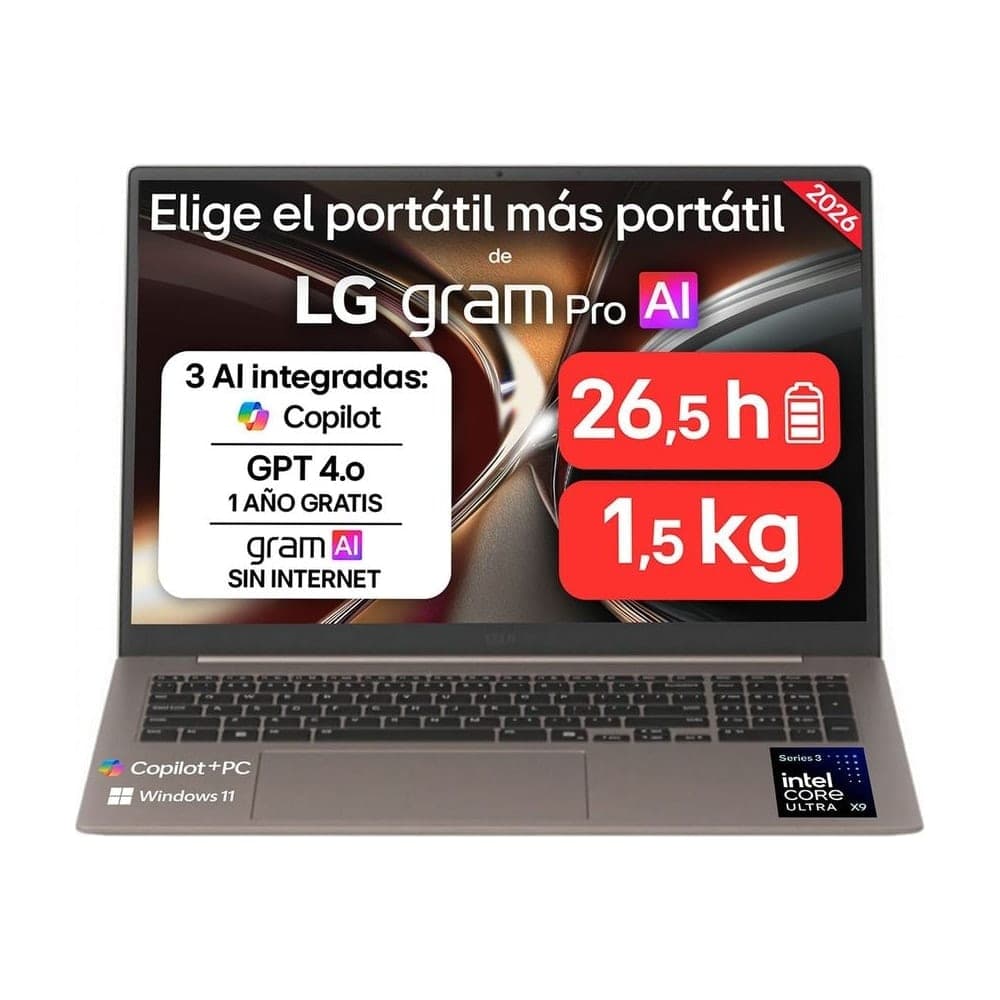 LG gram Pro 17Z90UB-H.AU96BN 17" Intel Core Ultra X9 388H 32GB 512GB SSD Intel Arc B390