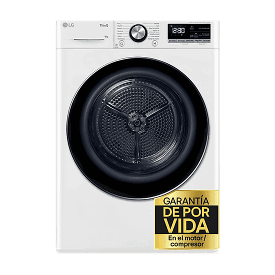 LG RC80V9AV2W Secadora bomba de calor 8 kg