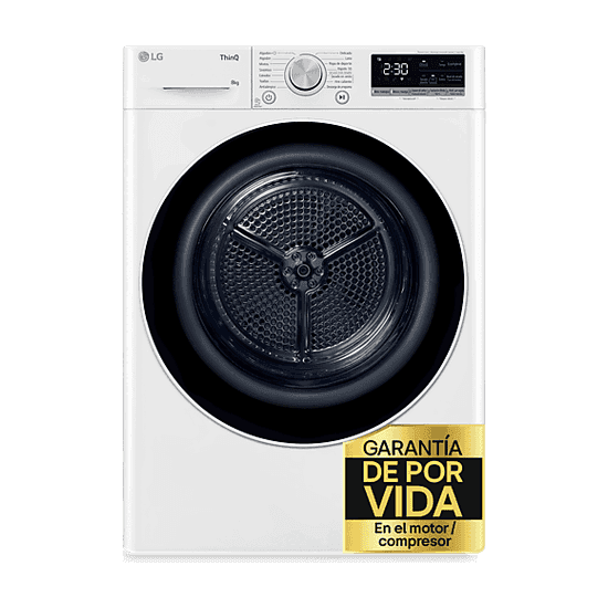 LG RH80V9AV4N Secadora Bomba de Calor 8 kg
