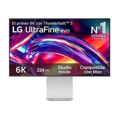 LG UltraFine 6K 32" (32U990A-S) Nano IPS Thunderbolt 5 Compatible con Mac
