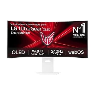 LG UltraGear 39GX90SAX 39" OLED WQHD (3440x1440) 240Hz Curvo 800R Gaming Monitor