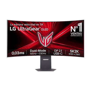 LG UltraGear 45GX950A-B 45" OLED 5K2K WQHD (5121x2160) DualMode 165/330Hz 0.03 ms Curvo 800R
