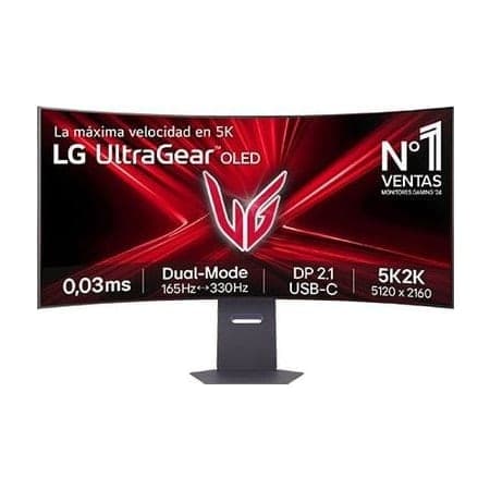 LG UltraGear 45GX950AX 45" OLED 5K2K WQHD (5121x2160) Curvo 800R