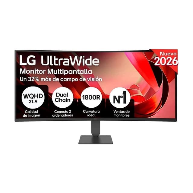 LG UltraWide 34U640B-B 34" Curved Monitor 144Hz WQHD