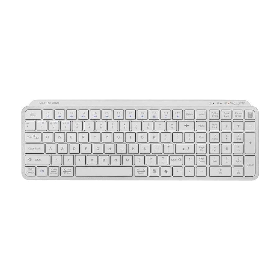 Mars Gaming MK-SILENKEYS Teclado Inalámbrico Full-Format Perfil Bajo Español