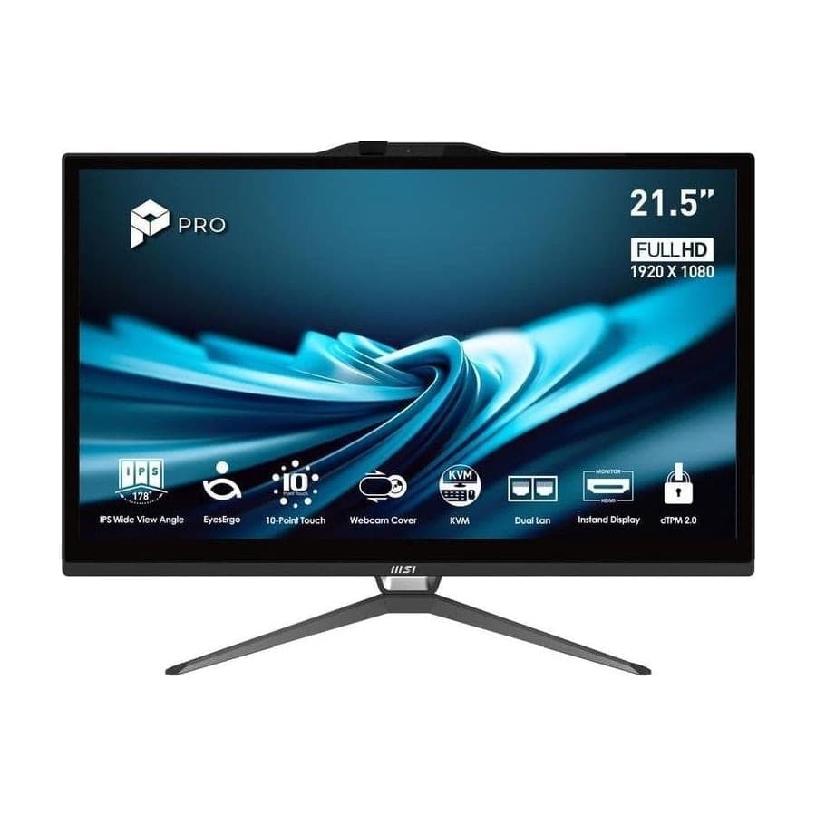 MSI Pro AP222T 14MA-613EU Intel Core i3-14100 8GB 512GB SSD UHD 730 21.5" Todo en uno