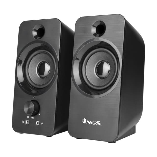 NGS Altavoces Multimedia SB350 2.0 para PC USB con salida de auriculares