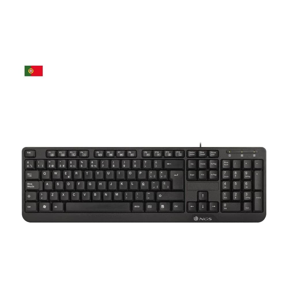 NGS FunkyV3 Teclado USB QWERTY PT